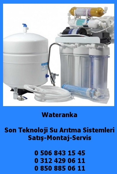 Waterbox su ar�tma cihaz� filtre de�i�imi montaj� su ar�tma sistemleri servisi ankara